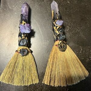 Crystal Magic Brooms - PRICE REFLECTS ONE BROOM NOT ALL 4